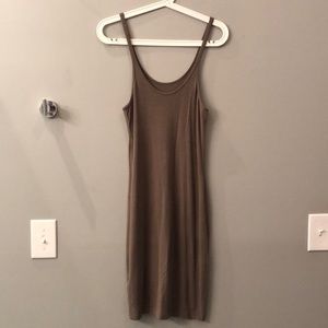 T by Alexander Wang Mini Dress in Taupe